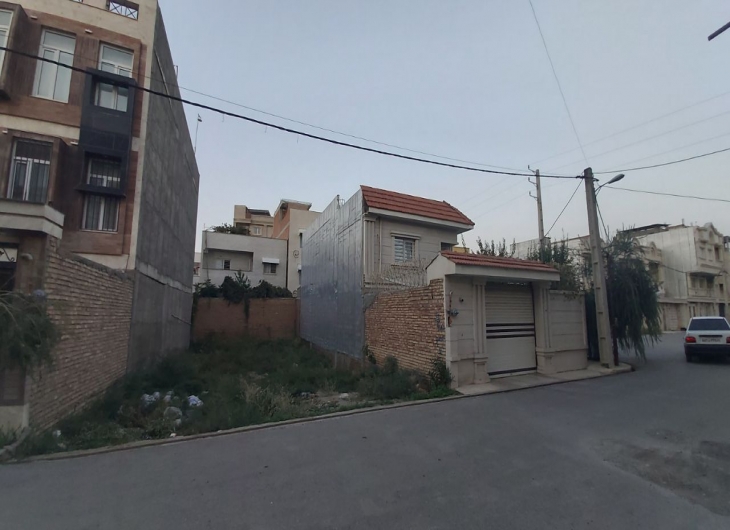 زمین کوی جهاد۲۰۵ متر