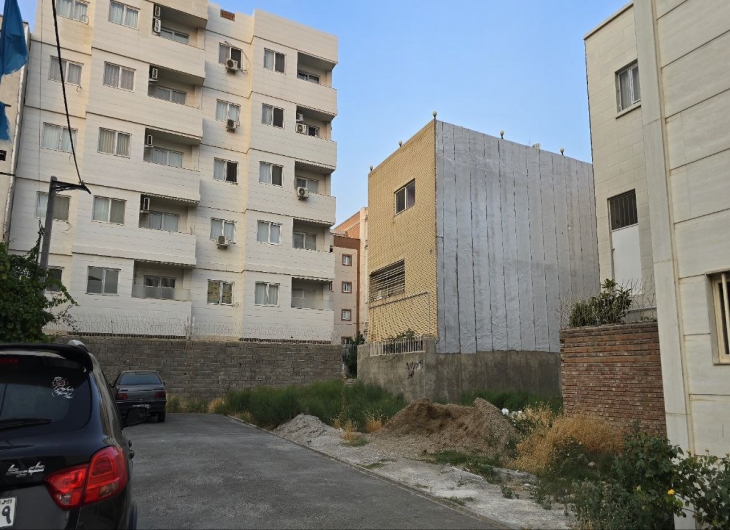 زمین بلوار مدافعان حرم۱۰۵ متر